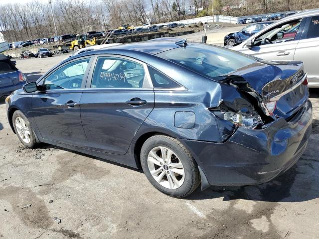 5NPEB4AC4DH658686 - 2013 HYUNDAI SONATA GLS BLUE photo 2