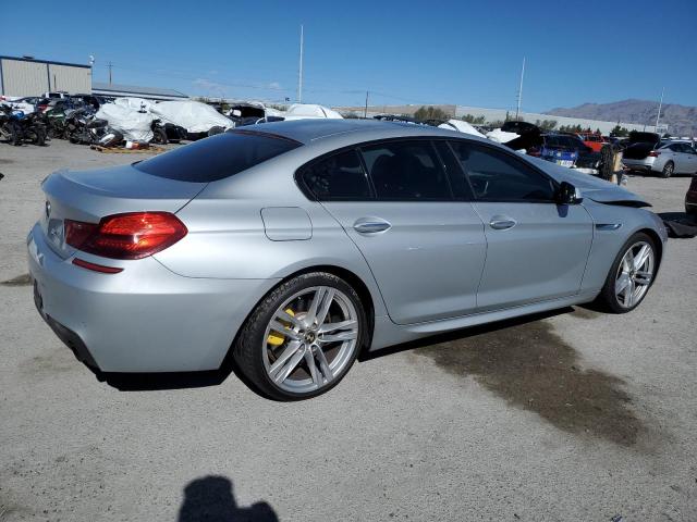 WBA6A0C53FD318529 - 2015 BMW 640 I GRAN COUPE SILVER photo 3
