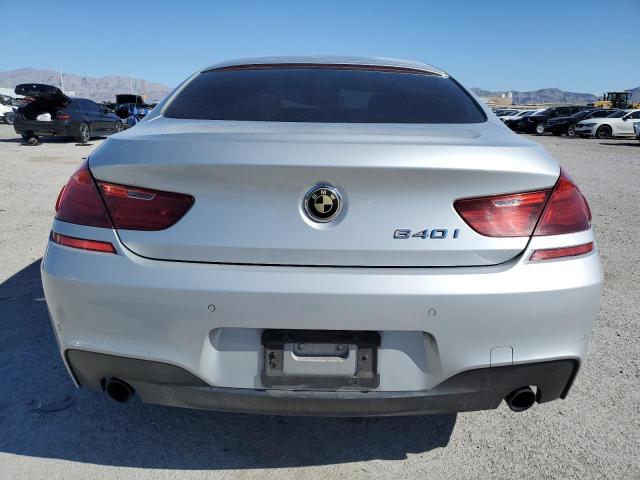 WBA6A0C53FD318529 - 2015 BMW 640 I GRAN COUPE SILVER photo 6
