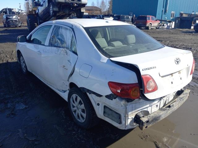 1NXBU40E39Z131196 - 2009 TOYOTA COROLLA LE BASE WHITE photo 2