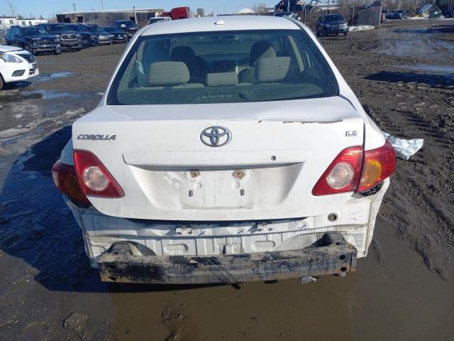 1NXBU40E39Z131196 - 2009 TOYOTA COROLLA LE BASE WHITE photo 6