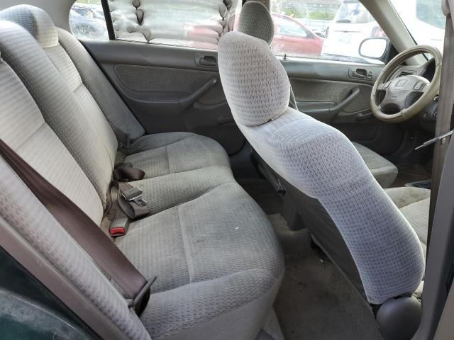 2HGEJ6612YH536401 - 2000 HONDA CIVIC BASE GREEN photo 10