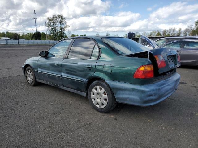 2HGEJ6612YH536401 - 2000 HONDA CIVIC BASE GREEN photo 2