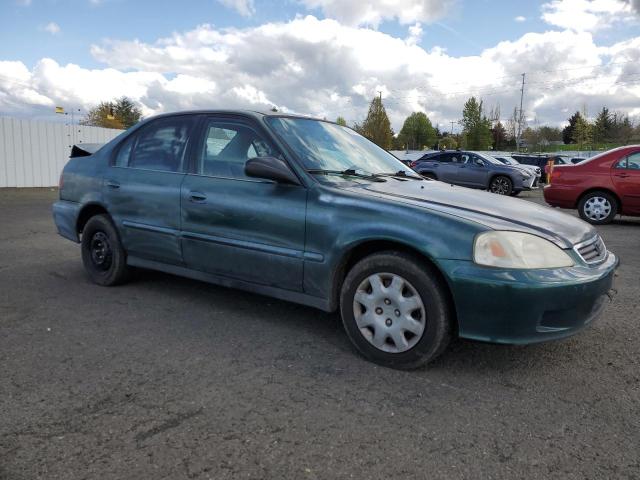 2HGEJ6612YH536401 - 2000 HONDA CIVIC BASE GREEN photo 4