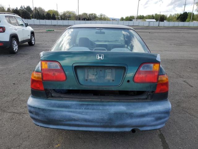 2HGEJ6612YH536401 - 2000 HONDA CIVIC BASE GREEN photo 6