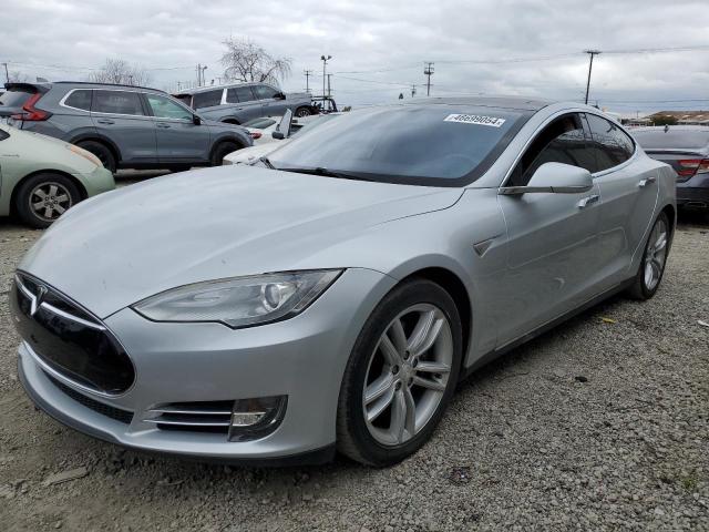 5YJSA1AC3DFP11185 - 2013 TESLA MODEL S SILVER photo 1