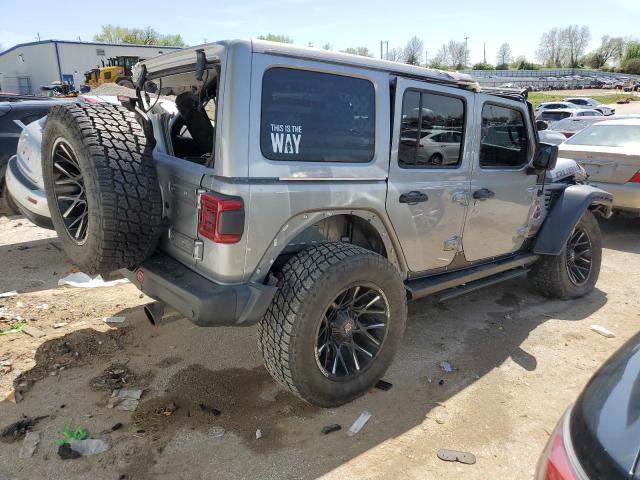 1C4HJXFG2JW107188 - 2018 JEEP WRANGLER RUBICON SILVER photo 3