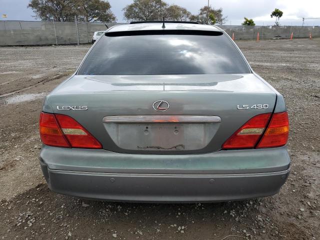 JTHBN30F320083019 - 2002 LEXUS LS 430 GREEN photo 6