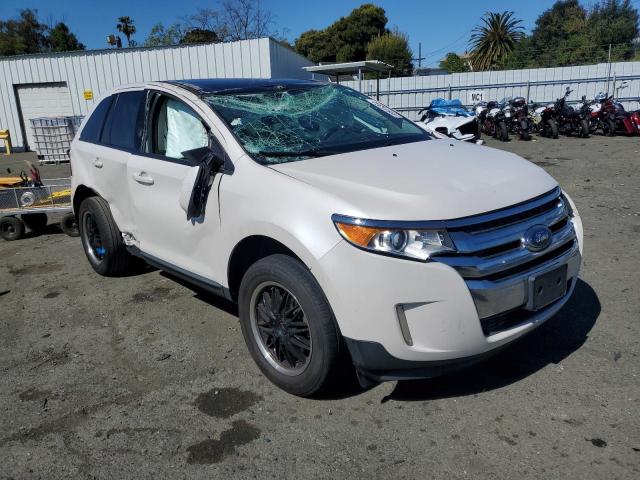 2FMDK3JC2DBA90726 - 2013 FORD EDGE SEL WHITE photo 4