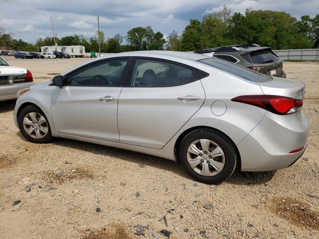 5NPDH4AE2GH744076 - 2016 HYUNDAI ELANTRA SE SILVER photo 2