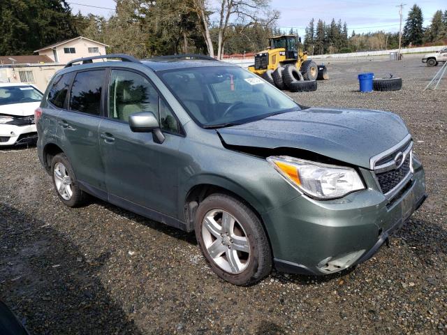 JF2SJADC1FH535267 - 2015 SUBARU FORESTER 2.5I PREMIUM GREEN photo 4