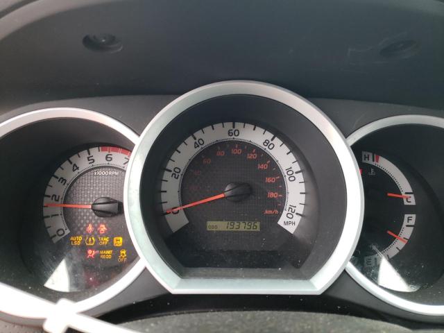 5TFTX4CN0FX066149 - 2015 TOYOTA TACOMA ACCESS CAB ვერცხლისფერი ფოტო 9