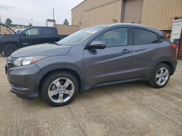 3CZRU5H7XGM709627 - 2016 HONDA HR-V EXL GRAY photo 1