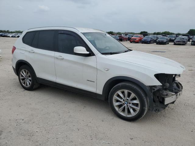 5UXWX9C55E0D37466 - 2014 BMW X3 XDRIVE28I WHITE photo 4