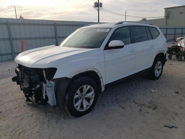 1V2GR2CA0KC562436 - 2019 VOLKSWAGEN ATLAS S WHITE photo 1