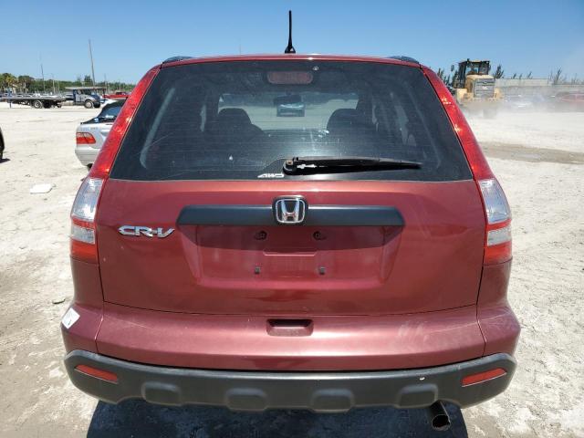 JHLRE48387C025822 - 2007 HONDA CR-V LX RED photo 6