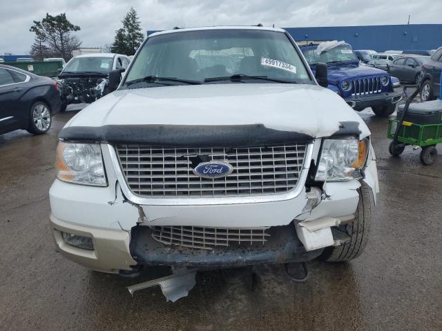 1FMFU18506LA84070 - 2006 FORD EXPEDITION EDDIE BAUER WHITE photo 5