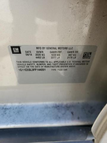 1G11C5SL3FF144091 - 2015 CHEVROLET MALIBU 1LT Bej foto 12