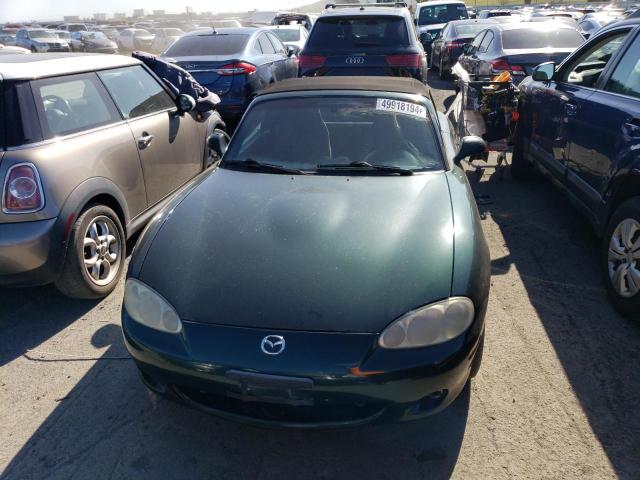 JM1NB353810206947 - 2001 MAZDA MX-5 MIATA BASE GREEN photo 5