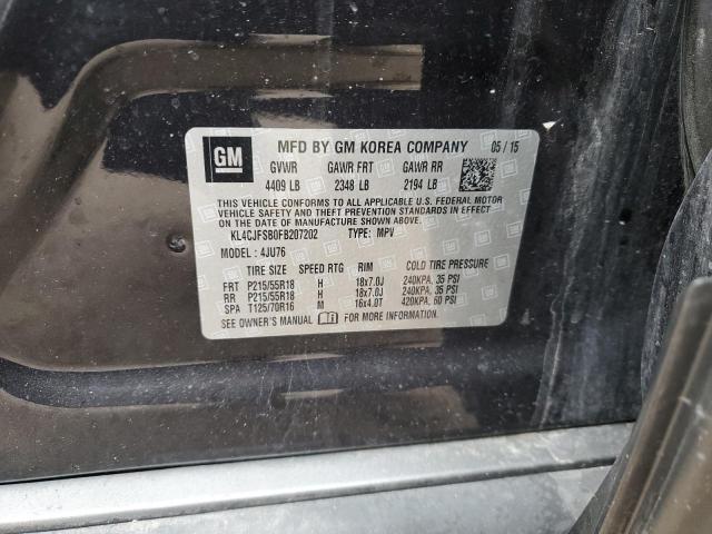 KL4CJFSB0FB207202 - 2015 BUICK ENCORE CONVENIENCE 黑色 照片 13