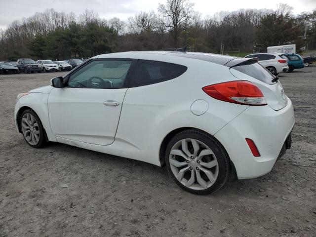 KMHTC6AD5DU139494 - 2013 HYUNDAI VELOSTER WHITE photo 2