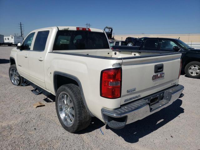 3GTU2UEH9EG187548 - 2014 GMC SIERRA K1500 SLE WHITE photo 3