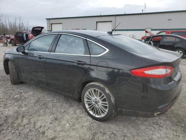 3FA6P0T94GR131433 - 2016 FORD FUSION SE BLACK photo 2