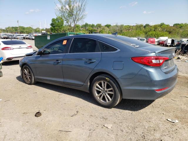 5NPE24AF7FH089149 - 2015 HYUNDAI SONATA SE BLUE photo 2