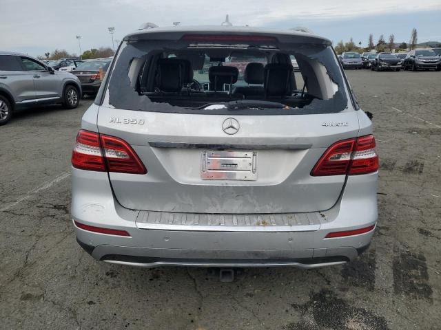 4JGDA5HB2EA382143 - 2014 MERCEDES-BENZ ML 350 4MATIC SILVER photo 6