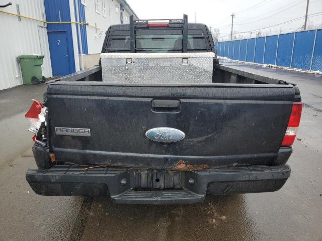 1FTYR44U37PA28700 - 2007 FORD RANGER SUPER CAB BLACK photo 6