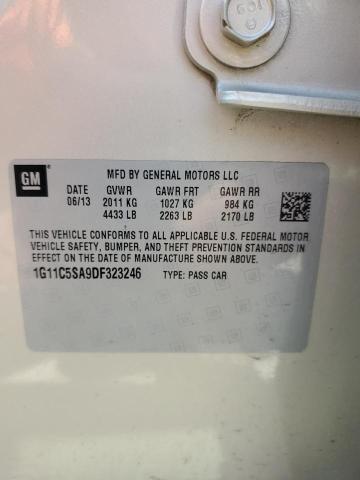 1G11C5SA9DF323246 - 2013 CHEVROLET MALIBU 1LT GOLD photo 13