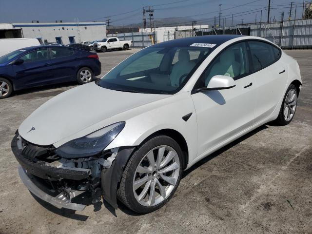 5YJ3E1EA9NF154964 - 2022 TESLA MODEL 3 WHITE photo 1