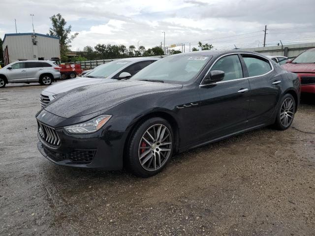 ZAM57XSAXJ1298595 - 2018 MASERATI GHIBLI BLACK photo 1