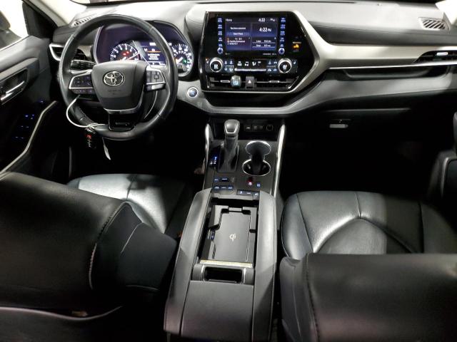 5TDGZRBHXLS009446 - 2020 TOYOTA HIGHLANDER XLE BLACK photo 8