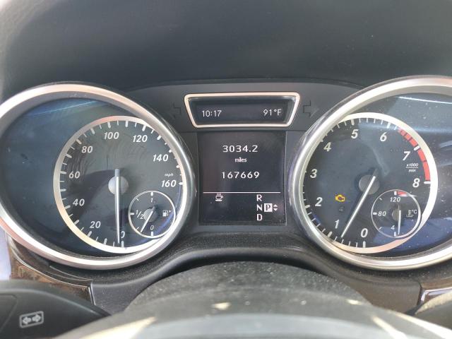 4JGDA5HB8CA054819 - 2012 MERCEDES-BENZ ML 350 4MATIC SILVER photo 9