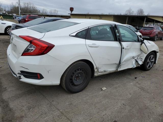 2HGFC2F66KH526061 - 2019 HONDA CIVIC LX WHITE photo 3