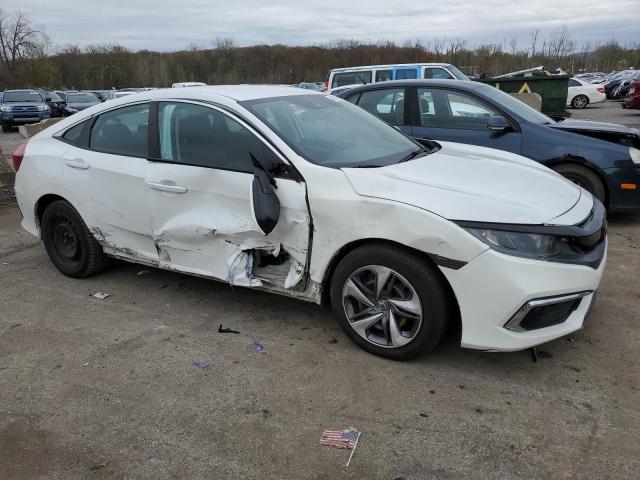 2HGFC2F66KH526061 - 2019 HONDA CIVIC LX WHITE photo 4