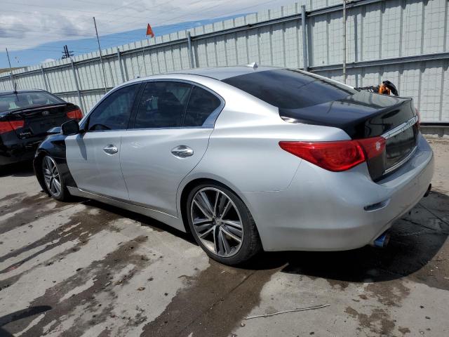 JN1BV7AR5FM397192 - 2015 INFINITI Q50 BASE SILVER photo 2