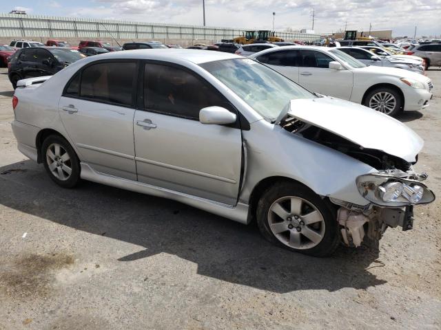 1NXBR32E35Z480927 - 2005 TOYOTA COROLLA CE SILVER photo 4