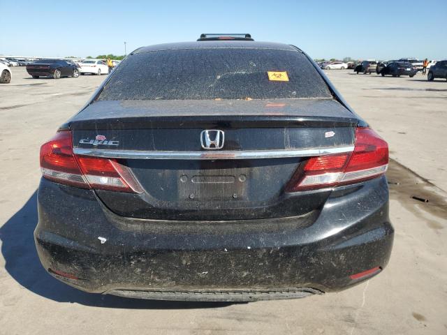 19XFB2E58DE049237 - 2013 HONDA CIVIC LX BLACK photo 6