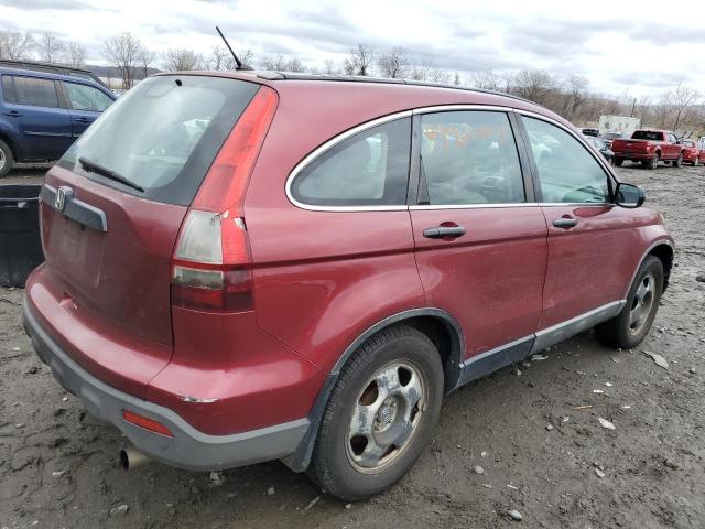 5J6RE48398L041178 - 2008 HONDA CR-V LX BURGUNDY photo 3