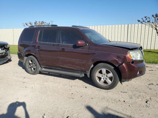 5FNYF3H5XBB007108 - 2011 HONDA PILOT EXL BURGUNDY photo 4