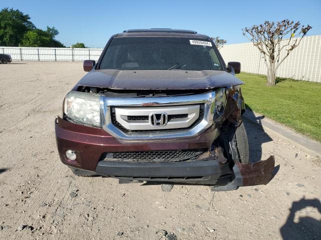 5FNYF3H5XBB007108 - 2011 HONDA PILOT EXL BURGUNDY photo 5