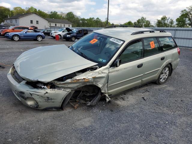 4S4BP61C557383878 - 2005 SUBARU LEGACY OUTBACK 2.5I TAN photo 1