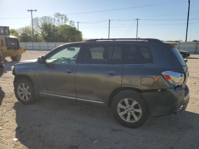 5TDBK3EH8CS124151 - 2012 TOYOTA HIGHLANDER BASE GRAY photo 2