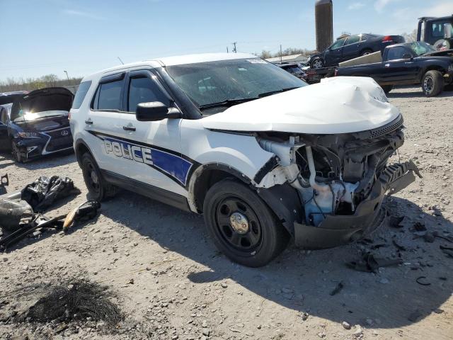 1FM5K8AR3FGB61188 - 2015 FORD EXPLORER POLICE INTERCEPTOR 白色 照片 4
