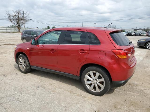 4A4AR4AU9FE012350 - 2015 MITSUBISHI OUTLANDER SE RED photo 2