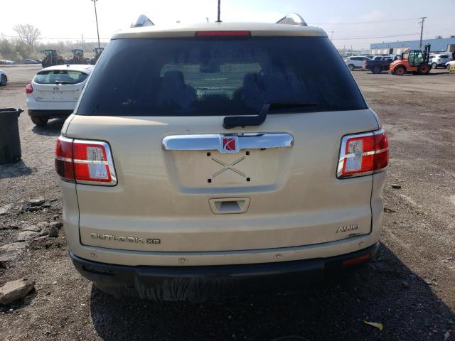5GZEV23D79J117338 - 2009 SATURN OUTLOOK XR BEIGE photo 6