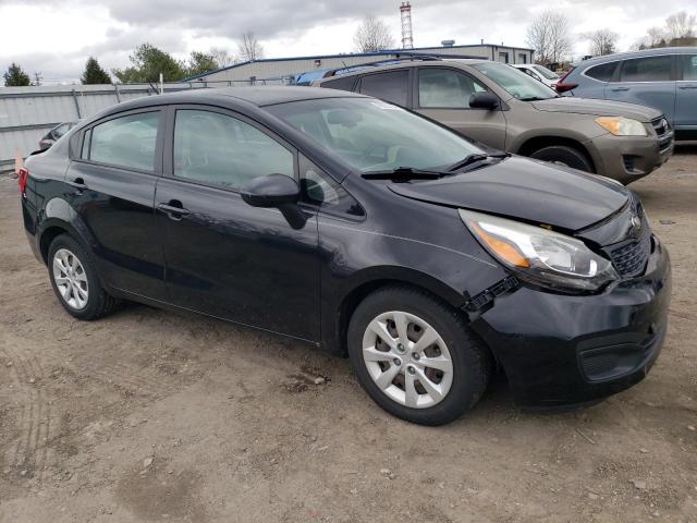 KNADM4A34F6466572 - 2015 KIA RIO LX BLACK photo 4