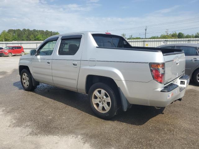 2HJYK16508H515024 - 2008 HONDA RIDGELINE RTL SILVER photo 2